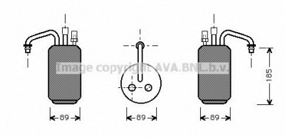 AVA QUALITY COOLING fdd017 -  Осушитель, кондиционер